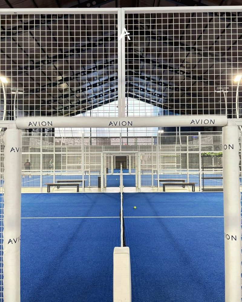 Avion blue padel court