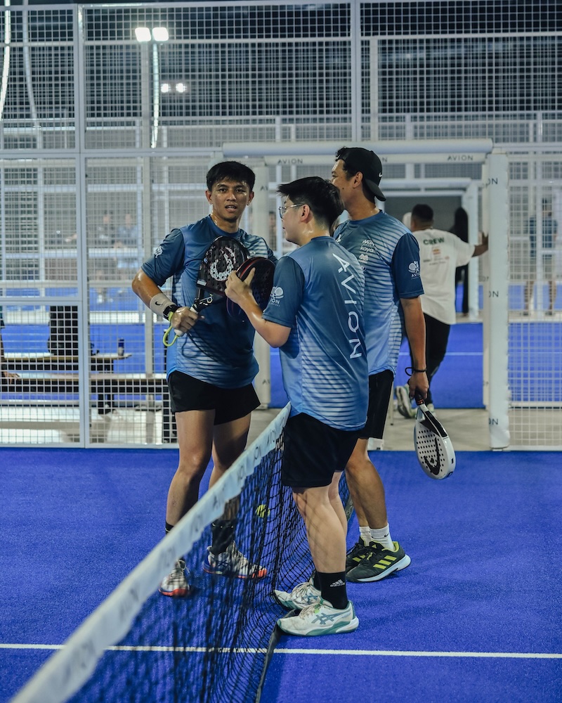 Team huddle